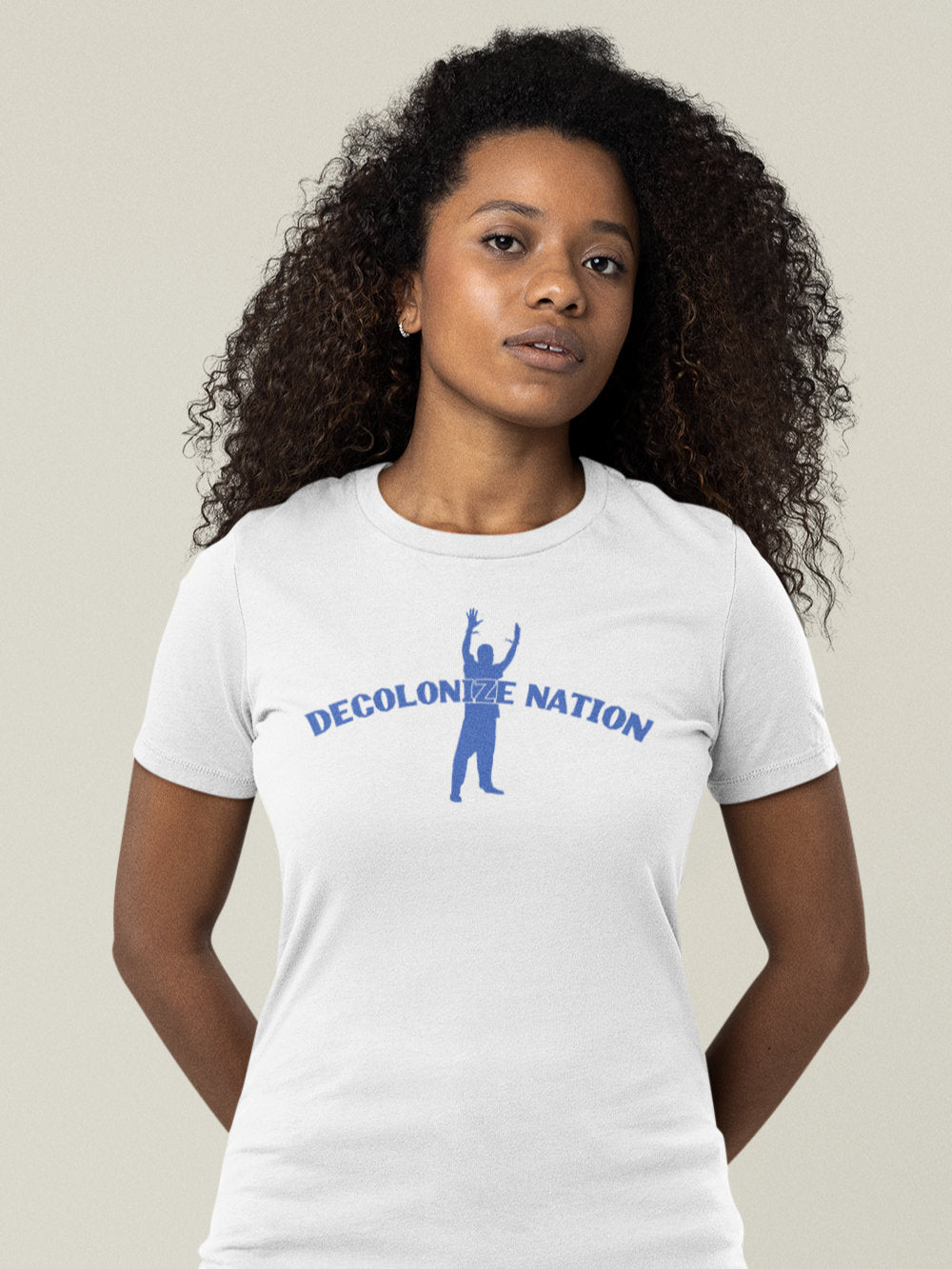 Original Decolonize Nation Hands Up Tee