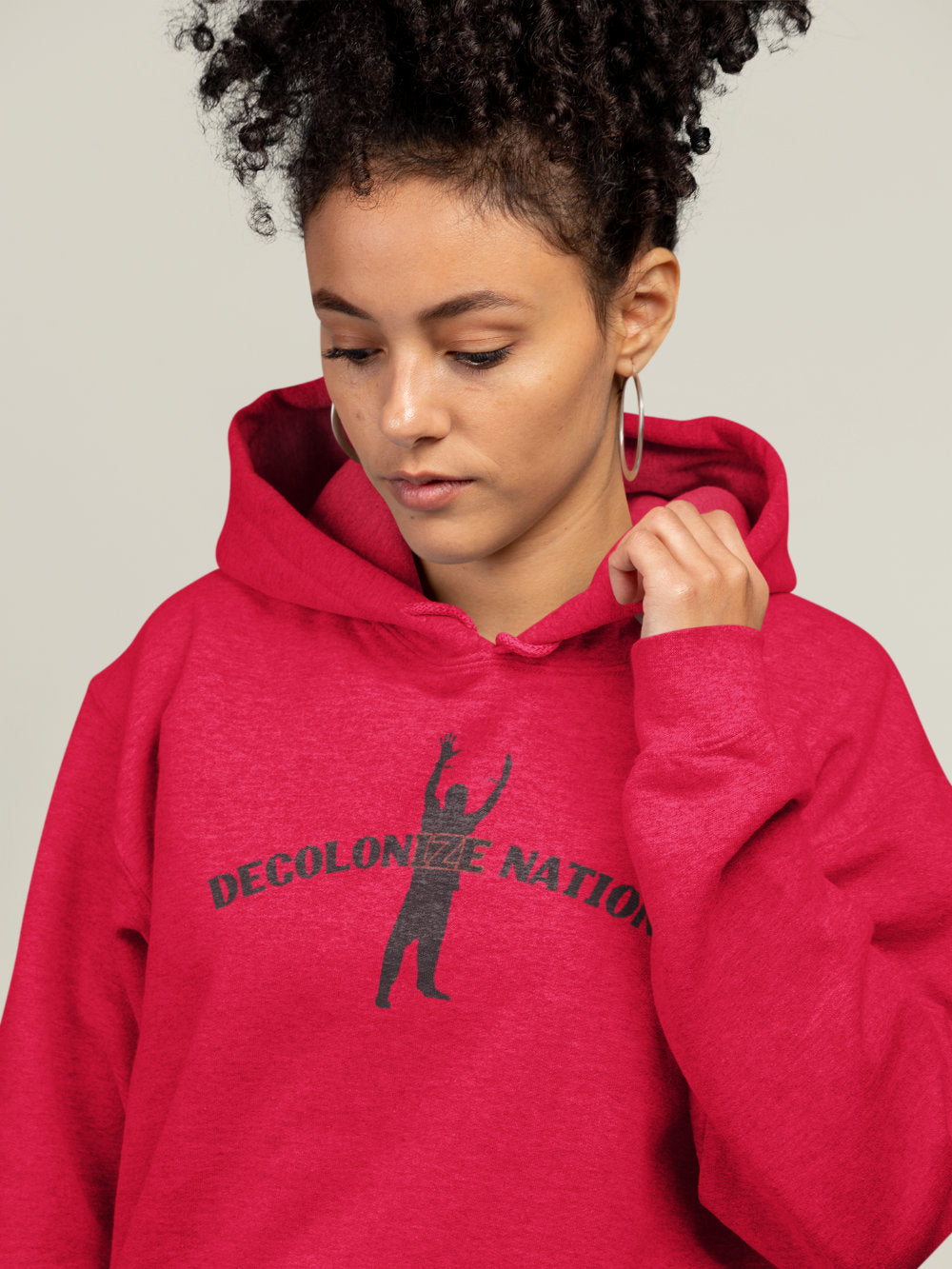 Decolonize Nation Hands Up Hoodie